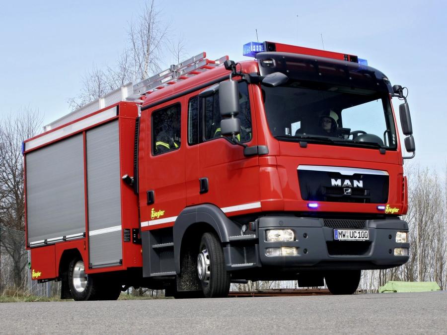  MAN TGL 8.180 Crew Cab Feuerwehr by Ziegler 2008 года  (фото 1 из 2)